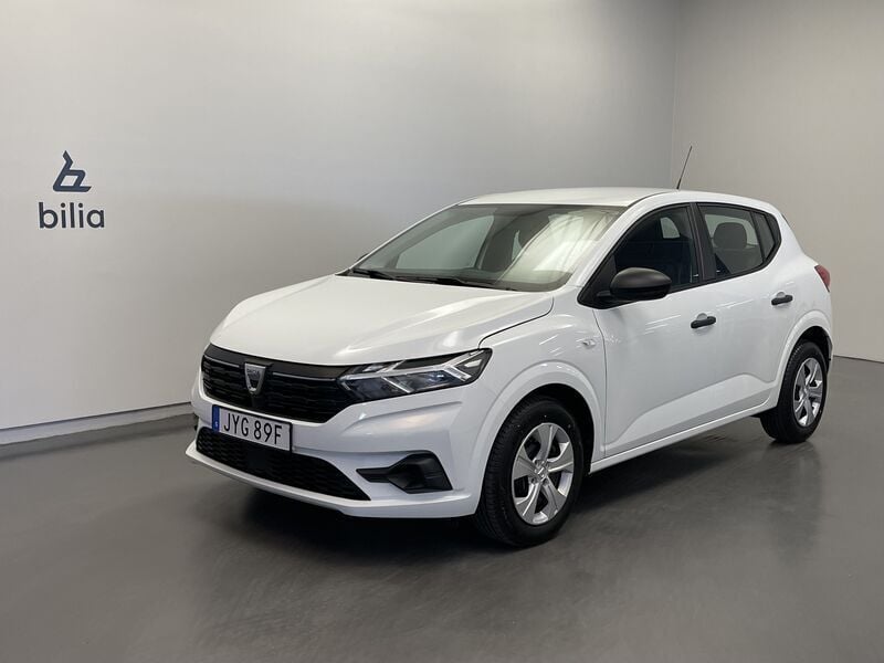 Vit Begagnad 2023 Dacia Sandero Essentiel Halvkombi | 154 500 kr (Superpris) - Bild 1/3