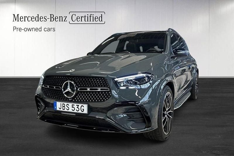 Grå Begagnad 2025 Mercedes GLE350 AMG Line Premium | 1 099 900 kr - Bild 1/4