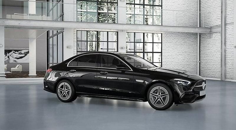 Svart Ny 2025 Mercedes C300e AMG Sedan | 709 100 kr (Dyr) - Bild 1/2
