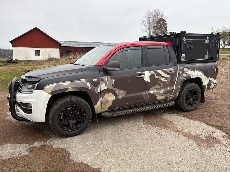 Vit Begagnad 2019 VW Amarok Highline Pickup | 330 000 kr (Superpris) - Bild 1/4