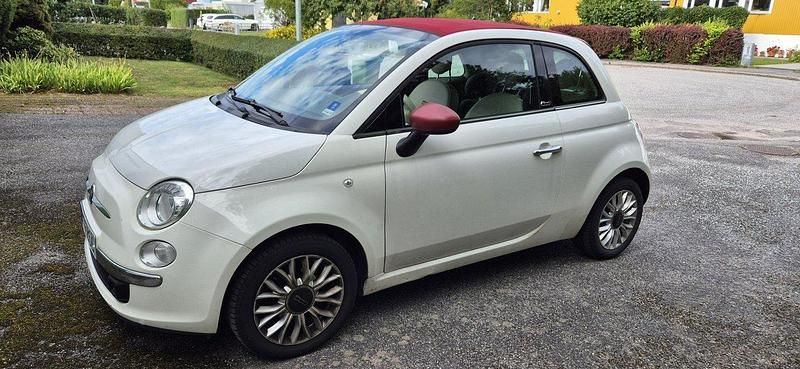 Vit Begagnad 2015 Fiat 500C Cab | 80 000 kr (Marknadspris) - Bild 1/4