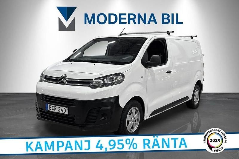 Vit Begagnad 2021 Citroën Jumpy Minibuss | 152 400 kr (Superpris) - Bild 1/4