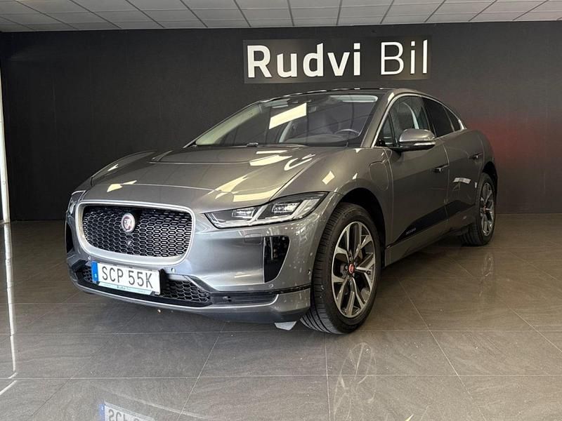 Grå Begagnad 2019 Jaguar I-Pace SUV | 299 900 kr (Dyr) - Bild 1/4