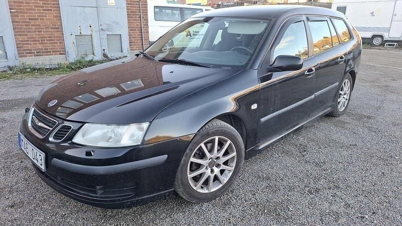 Svart Begagnad 2006 Saab 9-3 Linear Kombi | 23 500 kr (Marknadspris) - Bild 1/4