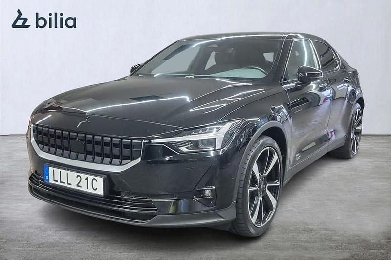 Svart Begagnad 2021 Polestar 2 Long Range Dual motor Halvkombi | 314 000 kr (Bra pris) - Bild 1/3