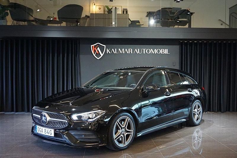Svart Begagnad 2019 Mercedes CLA220 Shooting Brake AMG Kombi | 309 900 kr (Lite dyr) - Bild 1/4