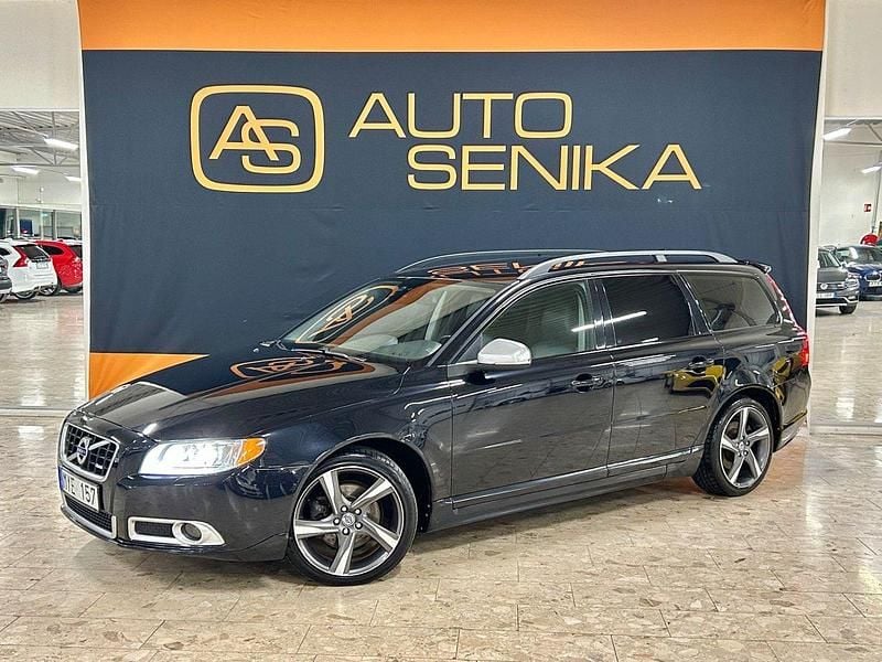 Svart Begagnad 2012 Volvo V70 R-Design Kombi | 89 900 kr (Marknadspris) - Bild 1/4