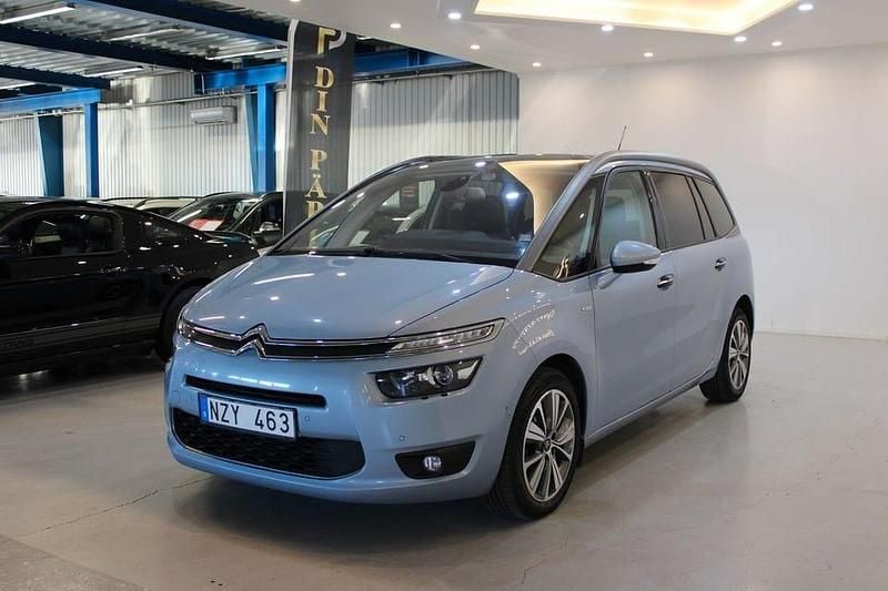Begagnad Citroën Grand C4 Picasso 116 HK (85 kW) 2014 Blå Minibuss