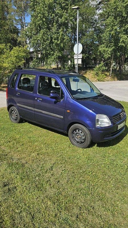 Blå Begagnad 2001 Opel Agila Halvkombi | 20 000 kr - Bild 1/4