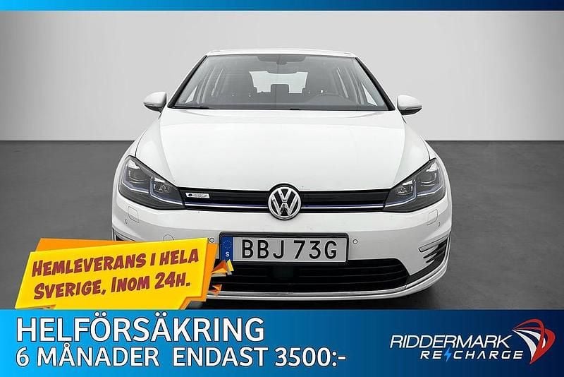 Vit Begagnad 2020 VW e-Golf Halvkombi | 189 900 kr - Bild 1/3