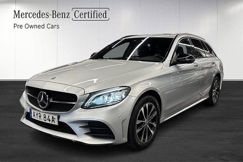 Begagnad Mercedes C220 Night 194 HK (142 kW) 2020 Silver Kombi