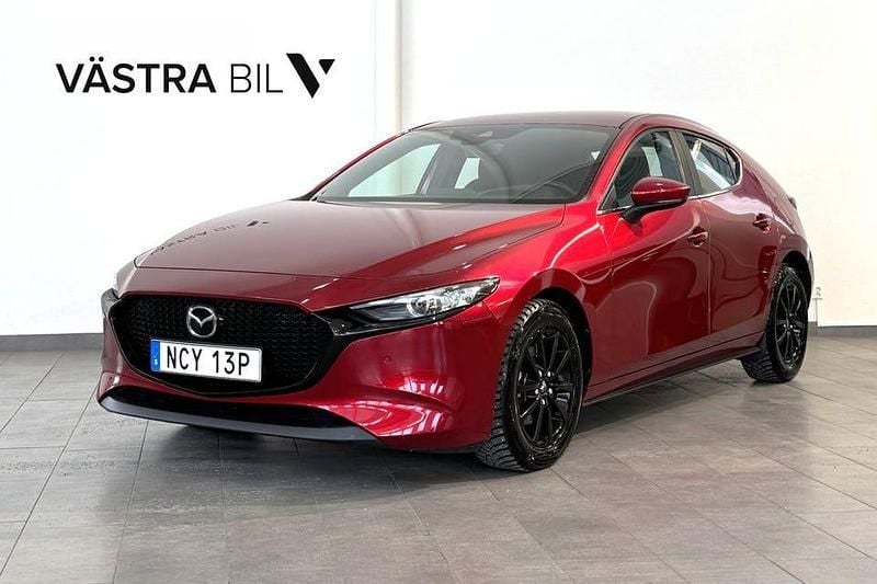 Begagnad Mazda 3 180 HK (132 kW) 2019 Röd Halvkombi