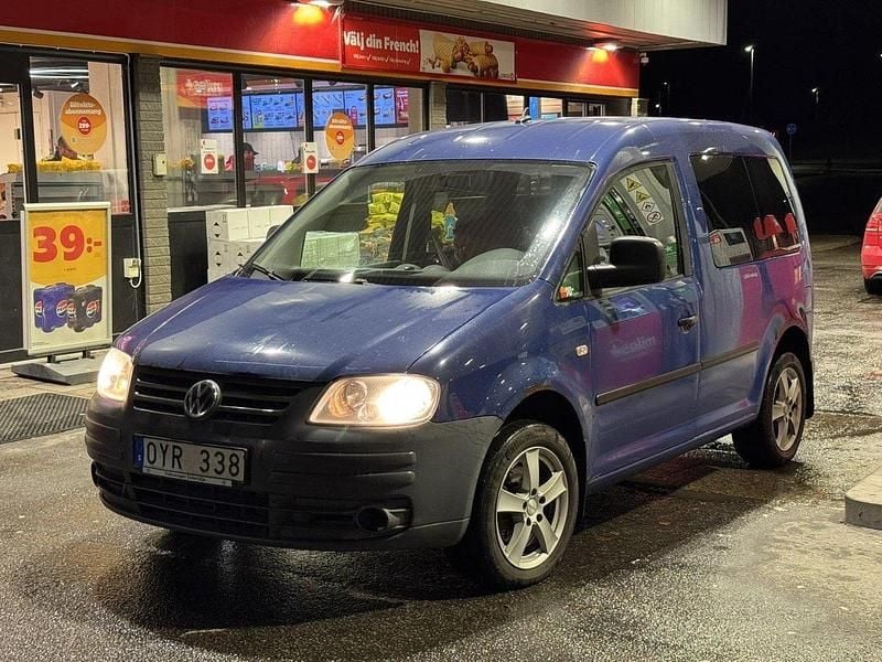 Blå Begagnad 2008 VW Caddy Minibuss | 16 500 kr (Superpris) - Bild 1/4