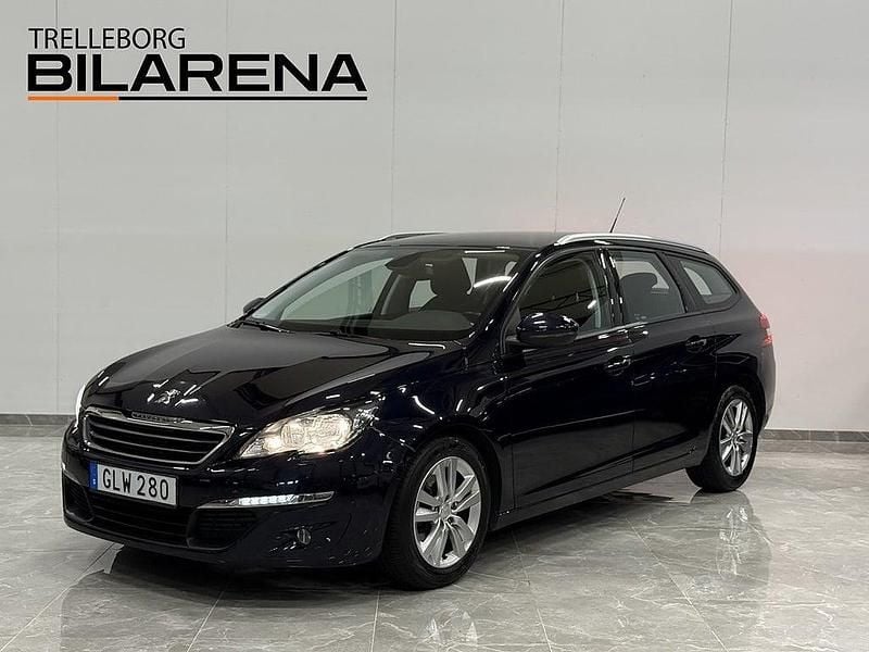 Blå Begagnad 2016 Peugeot 308 SW Active Kombi | 79 900 kr (Bra pris) - Bild 1/4