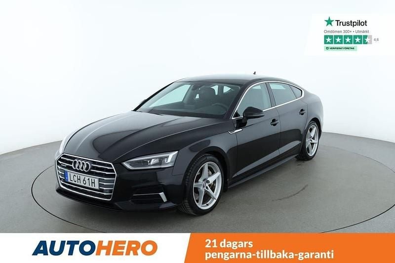 Svart Begagnad 2019 Audi A5 Sportback Halvkombi | 289 000 kr (Marknadspris) - Bild 1/4