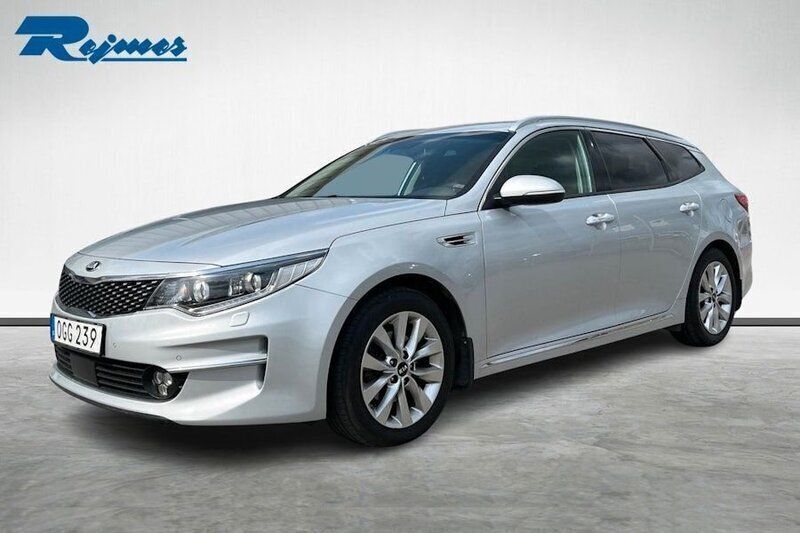 Grå Begagnad 2016 Kia Optima Comfort Kombi | 139 100 kr (Bra pris) - Bild 1/4
