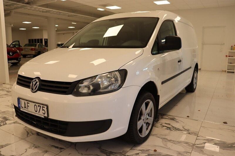 Vit Begagnad 2012 VW Caddy Maxi Minibuss | 79 000 kr (Lite dyr) - Bild 1/4