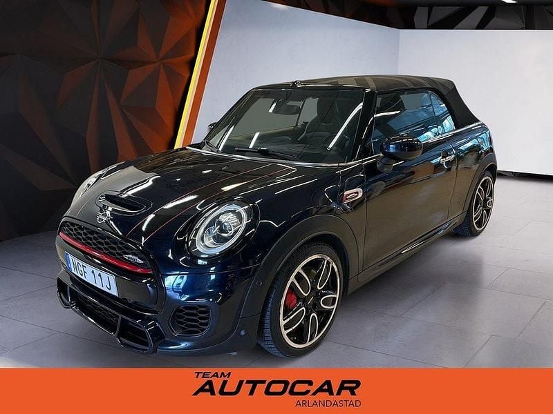Svart Begagnad 2020 Mini John Cooper Works Cabriolet Chili Cab | 279 900 kr - Bild 1/4