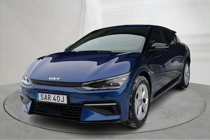 Blå Begagnad 2023 Kia EV6 GT-Line SUV | 419 000 kr (Superpris) - Bild 1/4