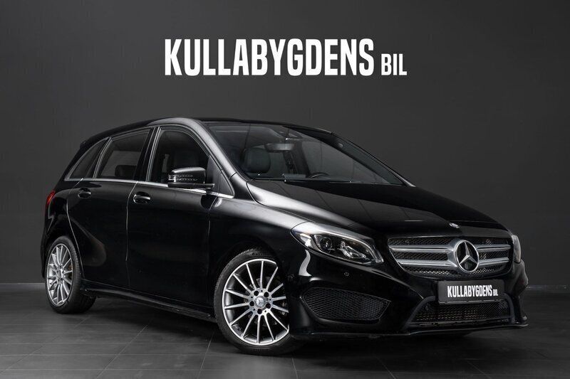 Svart Begagnad 2015 Mercedes B200 Minibuss | 179 000 kr (Dyr) - Bild 1/4
