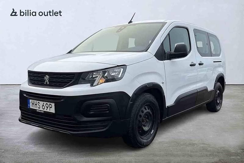 Vit Begagnad 2019 Peugeot Rifter Minibuss | 159 900 kr - Bild 1/1