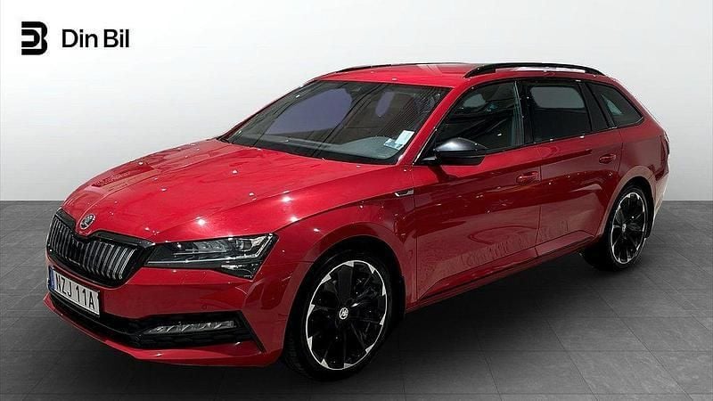 Röd Begagnad 2019 Skoda Superb SportLine Kombi | 270 000 kr (Bra pris) - Bild 1/4