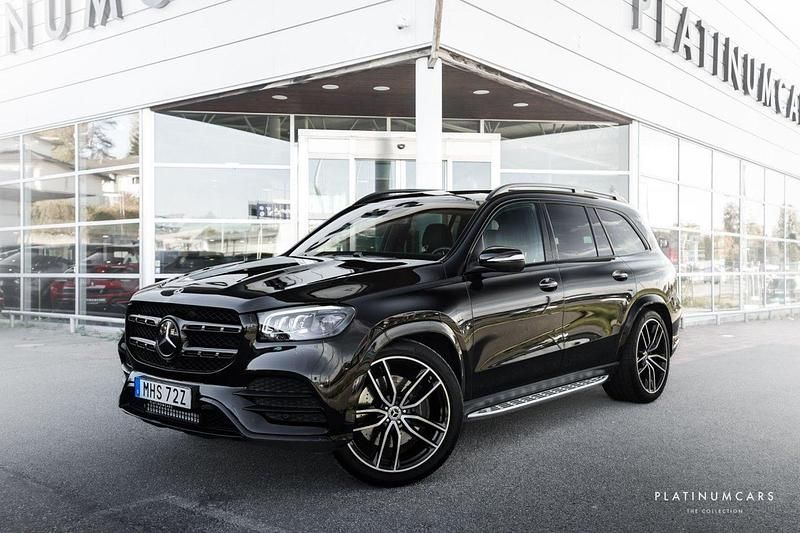 Svart Begagnad 2021 Mercedes GLS400 AMG SUV | 899 000 kr (Marknadspris) - Bild 1/4