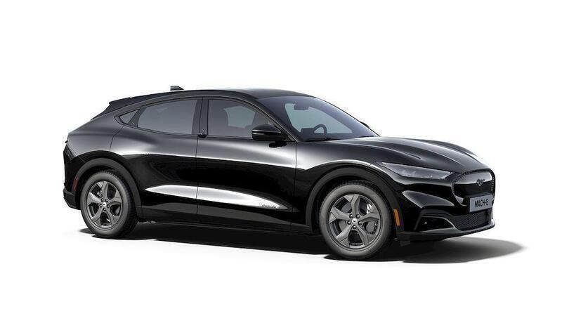 Svart Begagnad 2023 Ford Mustang Mach-E Standard Range SUV | 559 900 kr - Bild 1/4