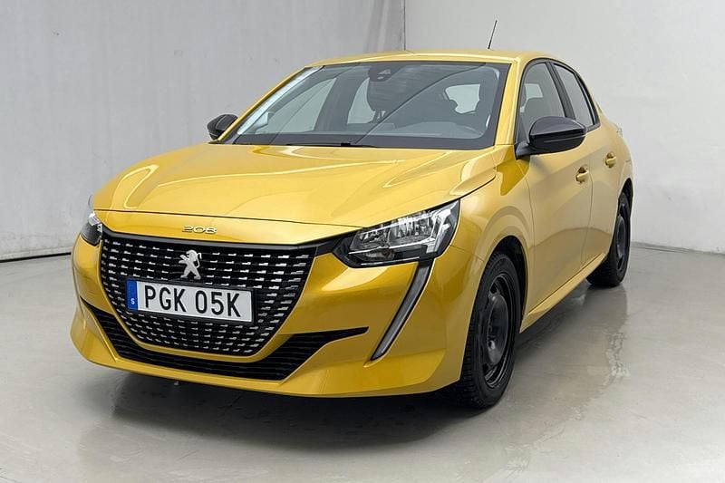 Gul Begagnad 2022 Peugeot 208 Halvkombi | 115 000 kr (Superpris) - Bild 1/4
