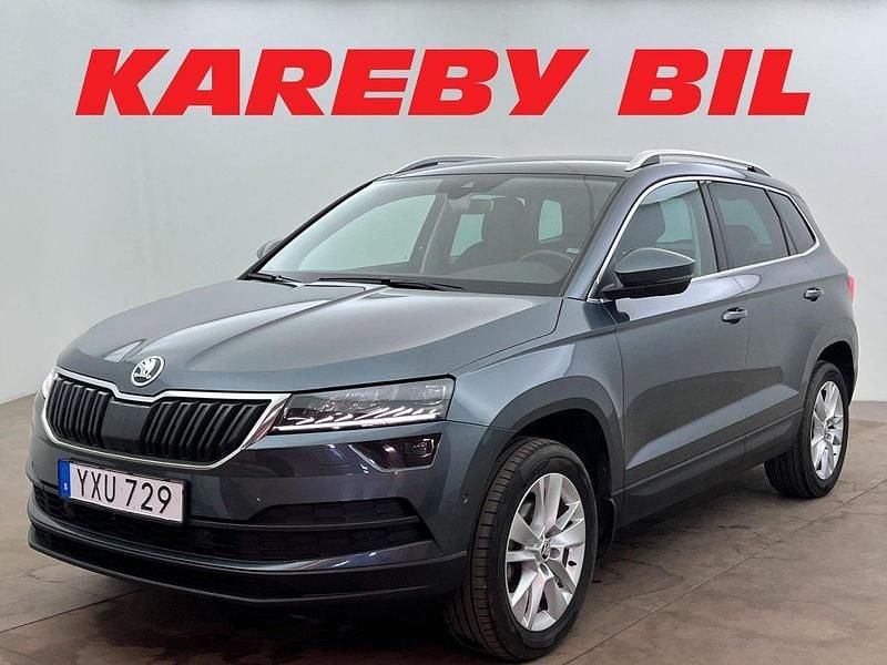 Grå Begagnad 2018 Skoda Karoq Business Line SUV | 203 900 kr (Marknadspris) - Bild 1/3