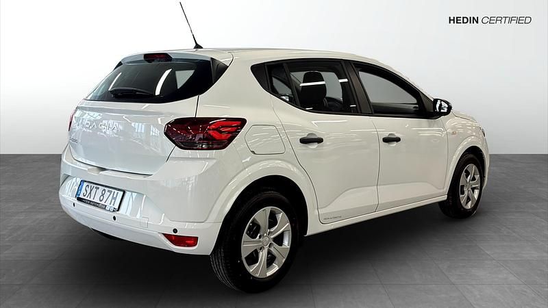Begagnad Dacia Sandero Essentiel 91 HK (66 kW) 2023 Vit Halvkombi