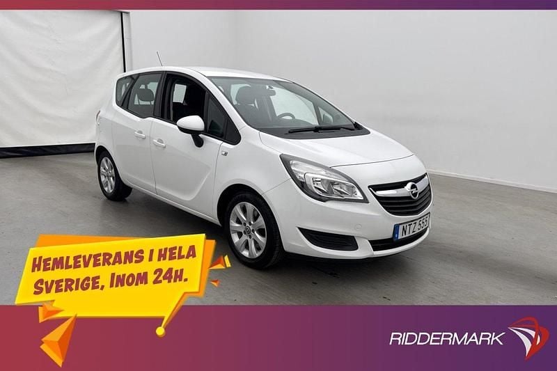 Vit Begagnad 2015 Opel Meriva Enjoy Minibuss | 84 800 kr (Marknadspris) - Bild 1/3