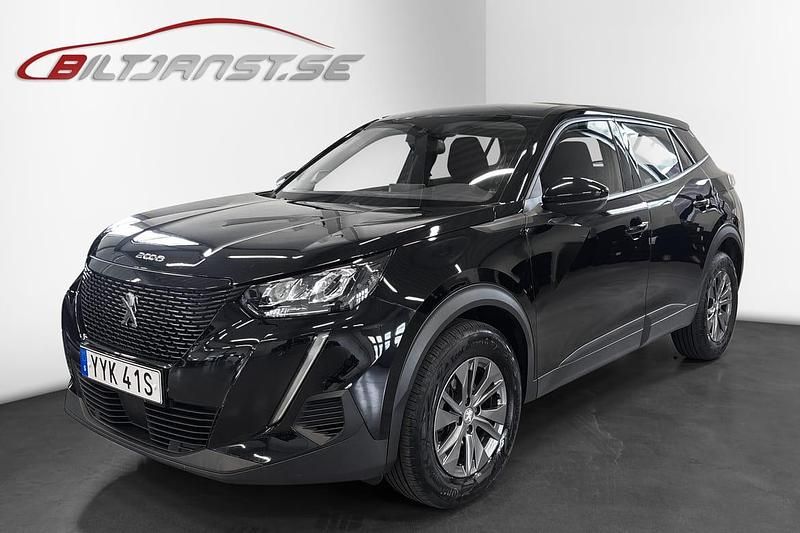 Svart Begagnad 2022 Peugeot 2008 SUV | 214 900 kr (Marknadspris) - Bild 1/4