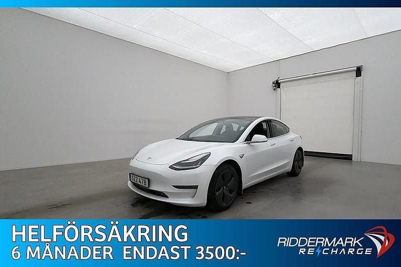 Begagnad Tesla Model 3 Long Range AWD 366 kW (498 HK) 2019 Vit Sedan