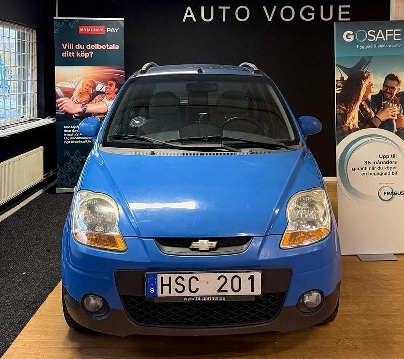Blå Begagnad 2009 Chevrolet Matiz Halvkombi | 21 900 kr (Marknadspris) - Bild 1/4