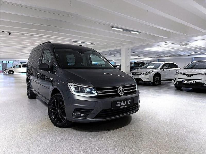 Begagnad VW Caddy Maxi Life Life 150 HK (110 kW) 2019 Mörkgrå Minibuss