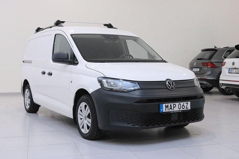 Vit Begagnad 2022 VW Caddy Maxi Minibuss | 249 900 kr (Marknadspris) - Bild 1/4