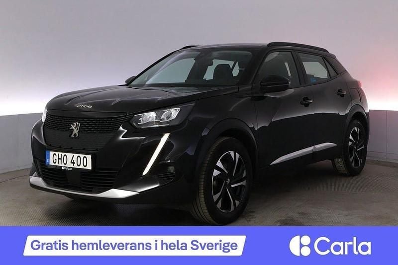 Begagnad Peugeot e-2008 Allure 100 kW (136 HK) 2020 Svart SUV