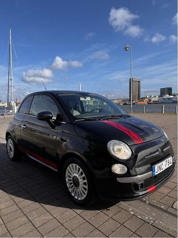 Svart Begagnad 2009 Fiat 500 Lounge Halvkombi | 38 000 kr (Superpris) - Bild 1/4
