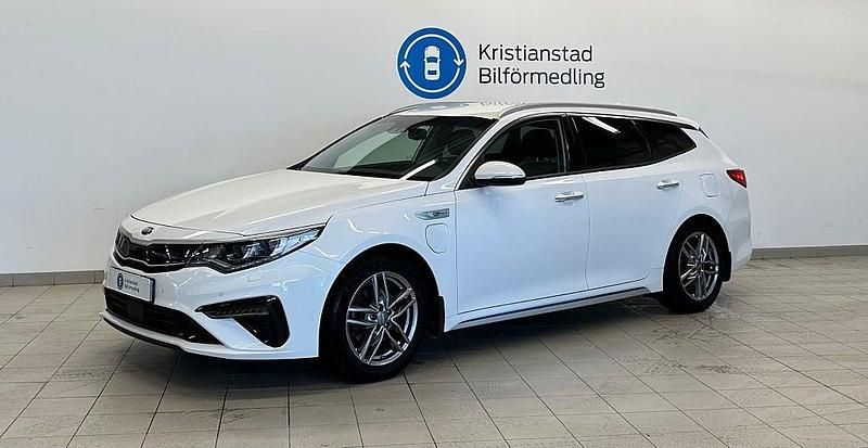 Begagnad Kia Optima Sport 205 HK (150 kW) 2019 Vit Kombi