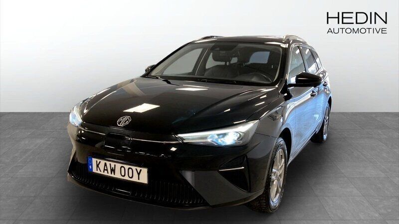 Svart (black) Begagnad 2022 MG MG5 EV Kombi | 229 900 kr (Bra pris) - Bild 1/4