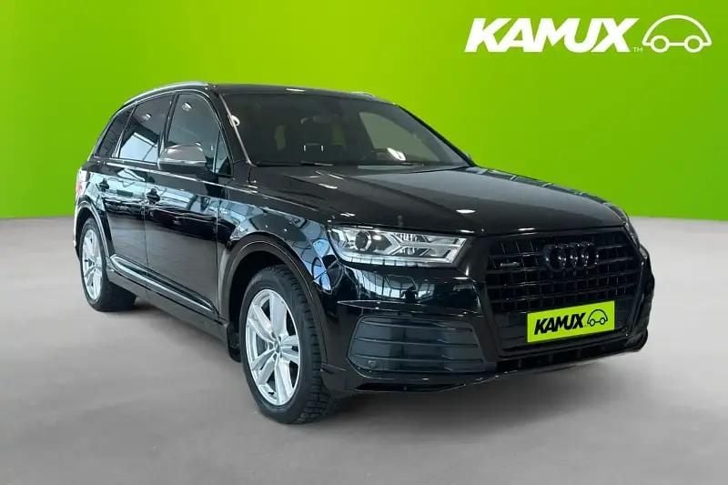 Svart Begagnad 2018 Audi Q7 S-Line SUV | 349 800 kr (Marknadspris) - Bild 1/4