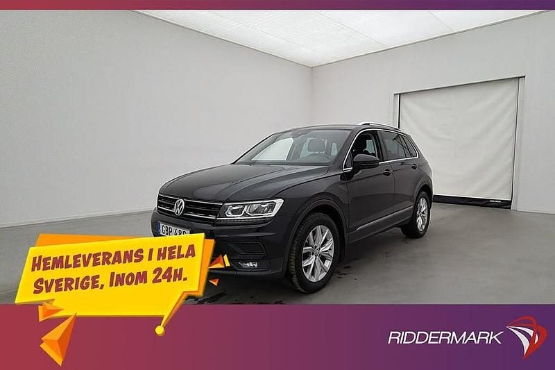 Svart Begagnad 2019 VW Tiguan Executive SUV | 264 800 kr (Marknadspris) - Bild 1/3