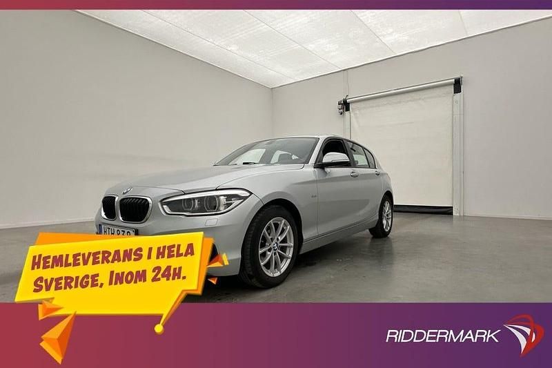 Silver Begagnad 2015 BMW 116 Sport Line Halvkombi | 124 800 kr (Marknadspris) - Bild 1/3