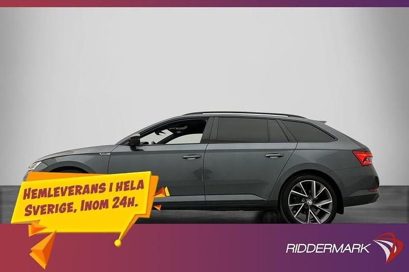 Begagnad Skoda Superb SportLine 218 HK (160 kW) 2020 Grå Kombi