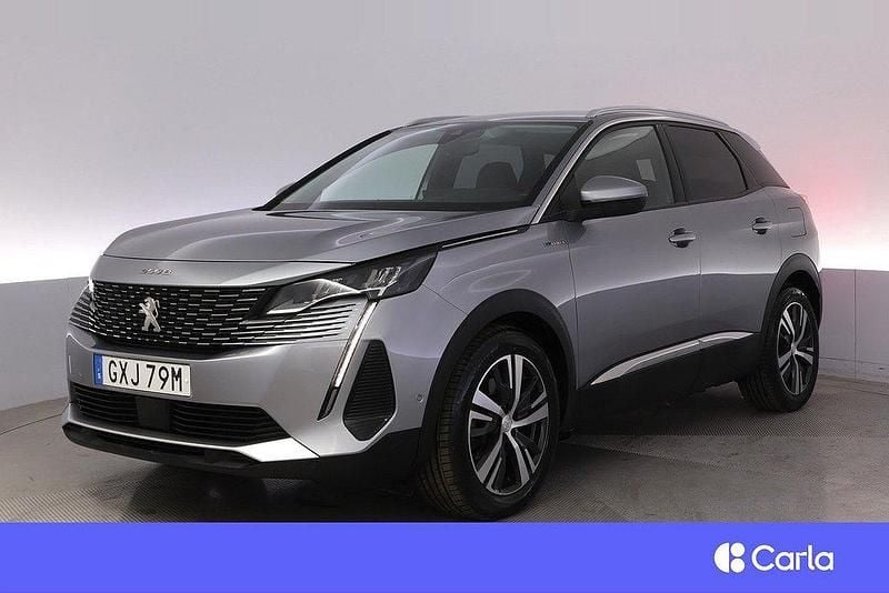 Grå Begagnad 2021 Peugeot 3008 Allure SUV | 253 900 kr (Marknadspris) - Bild 1/4