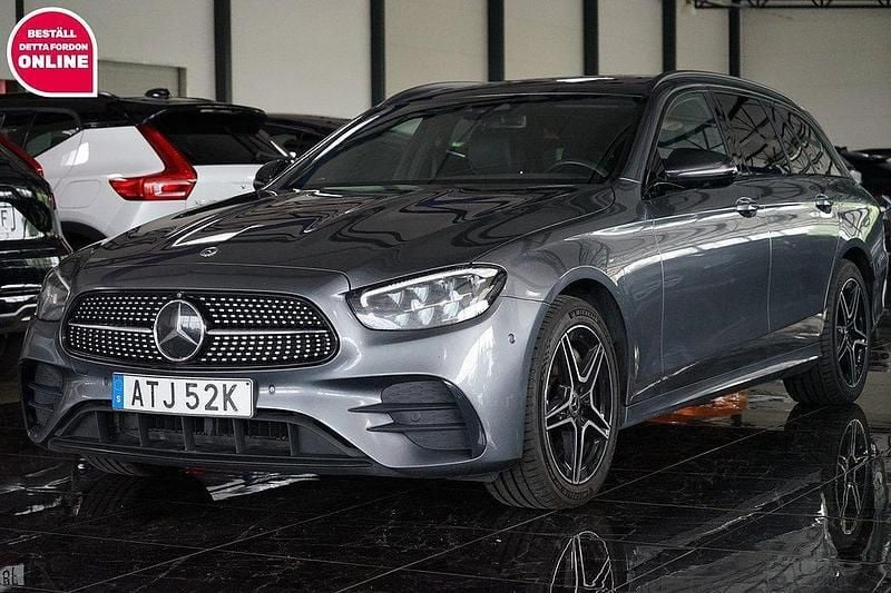 Grå Begagnad 2022 Mercedes E300 AMG Kombi | 319 500 kr (Bra pris) - Bild 1/4