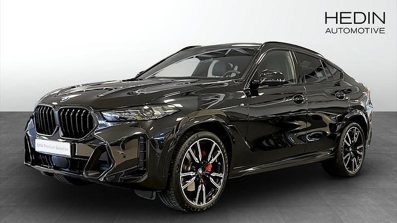 Svart (black) Begagnad 2025 BMW X6 Comfort Edition SUV | 1 178 700 kr (Dyr) - Bild 1/4