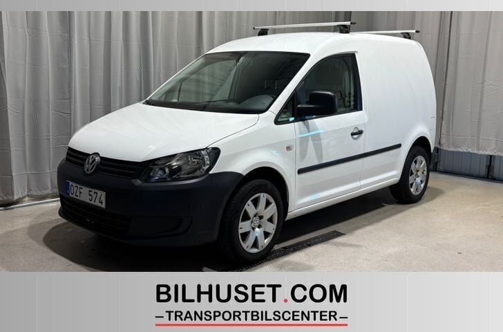 Vit Begagnad 2013 VW Caddy Minibuss | 89 000 kr (Marknadspris) - Bild 1/4