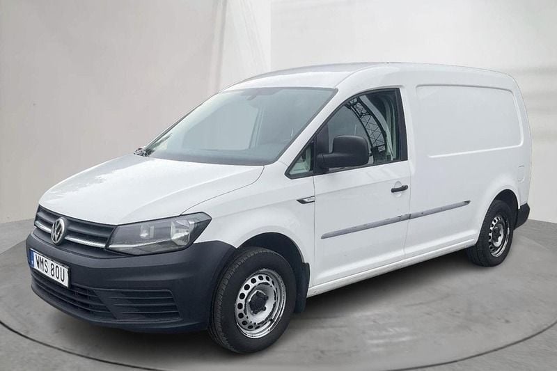 Vit Begagnad 2019 VW Caddy Minibuss | 120 000 kr (Bra pris) - Bild 1/4